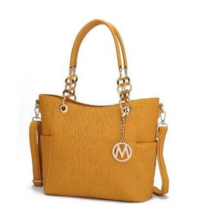 MKF COLLECTION BY MIA K. MKF Collection by Mia K. MKF-SKC-PU7737MS Rylee Tote Bag by Mia K. - Mustard MKF-SKC-PU7737MS